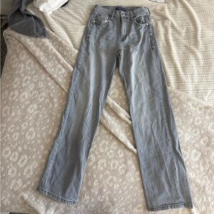 Aeropostale Light Gray Baggy Jeans